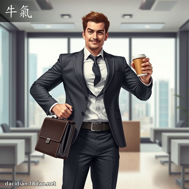 牛氣 - 國語大辭典配圖