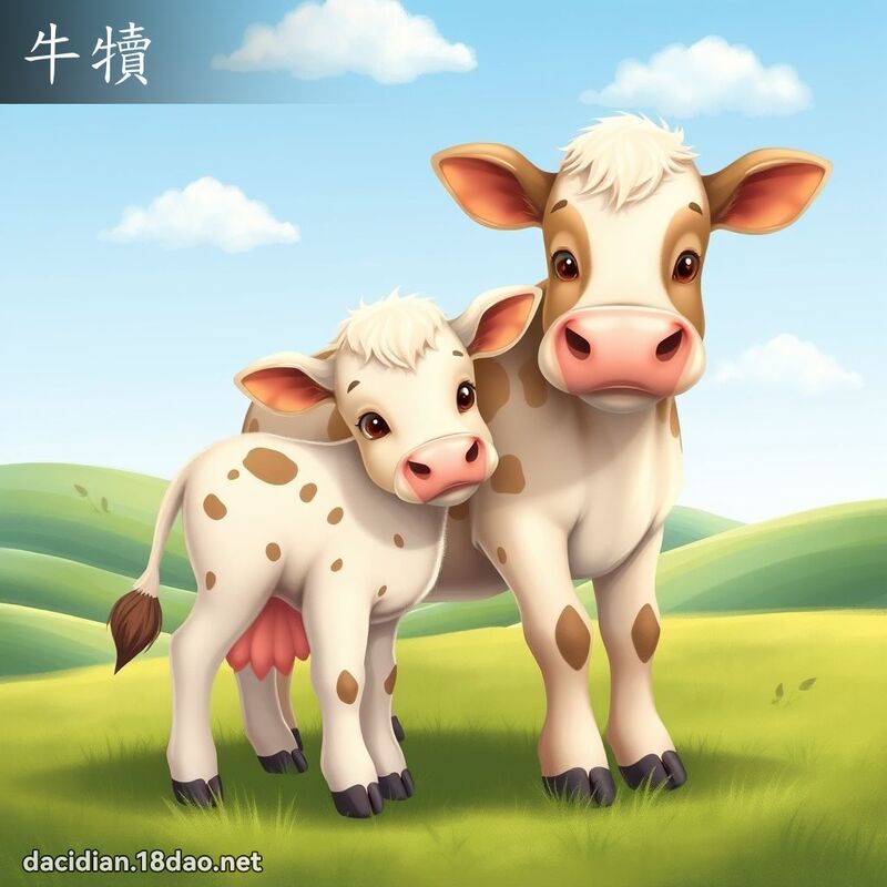 牛犊 - 国语大辞典配图