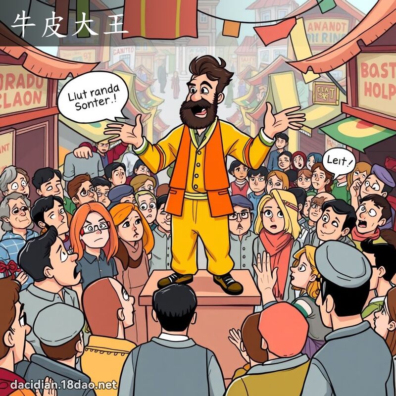牛皮大王 - 國語大辭典配圖