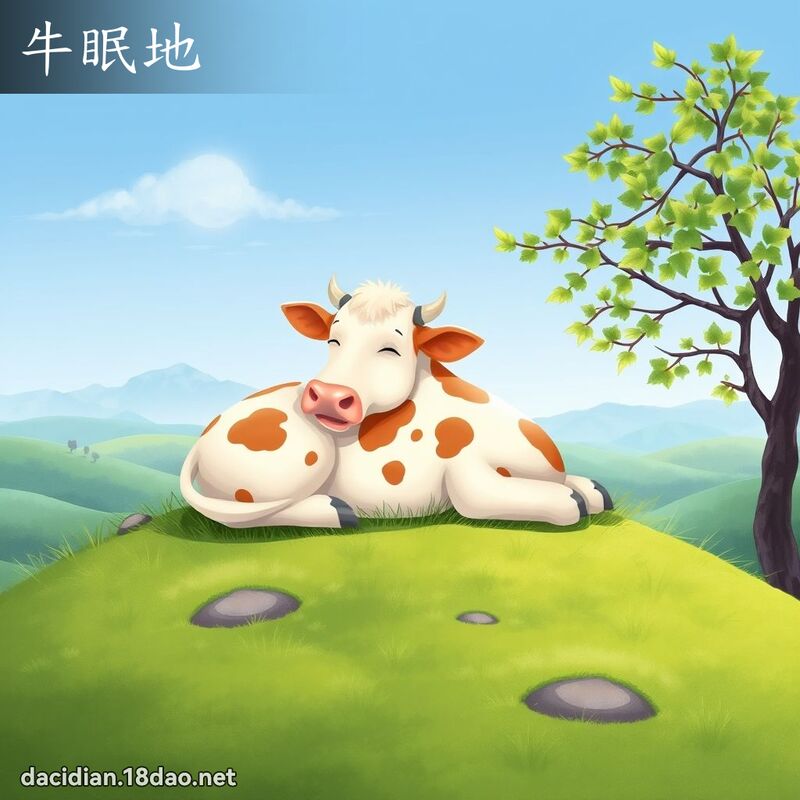 牛眠地 - 国语大辞典配图