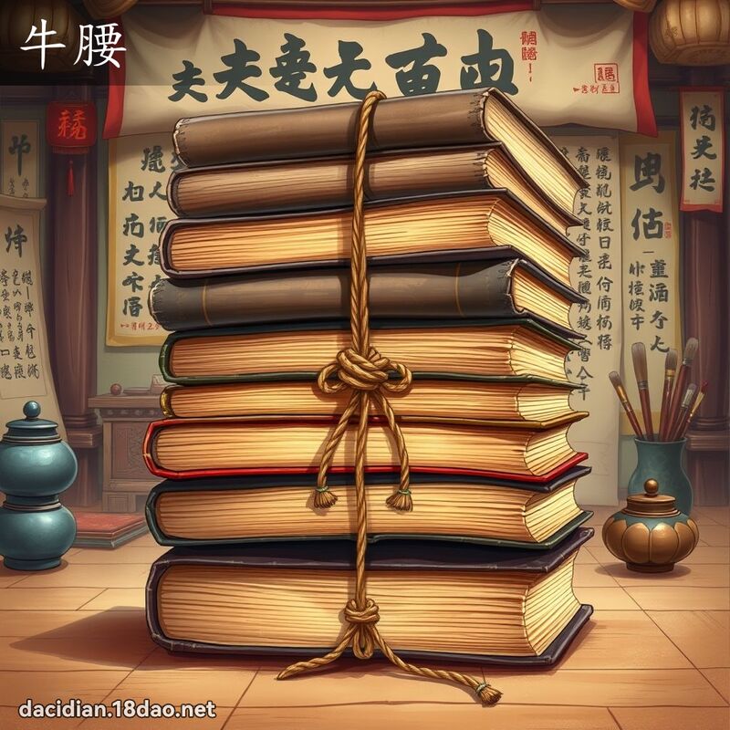 牛腰 - 國語大辭典配圖