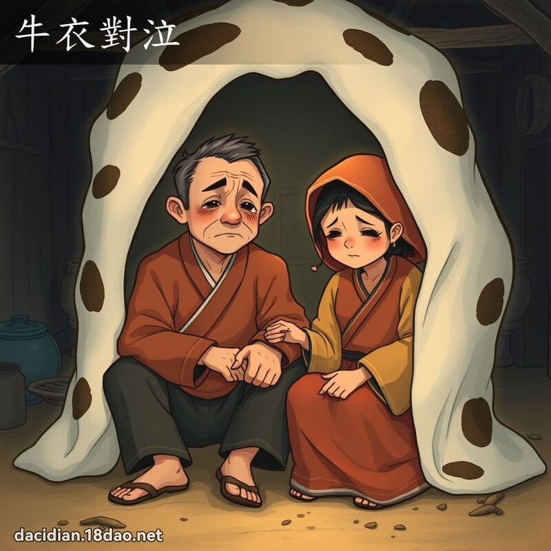 牛衣對泣 - 國語大辭典配圖