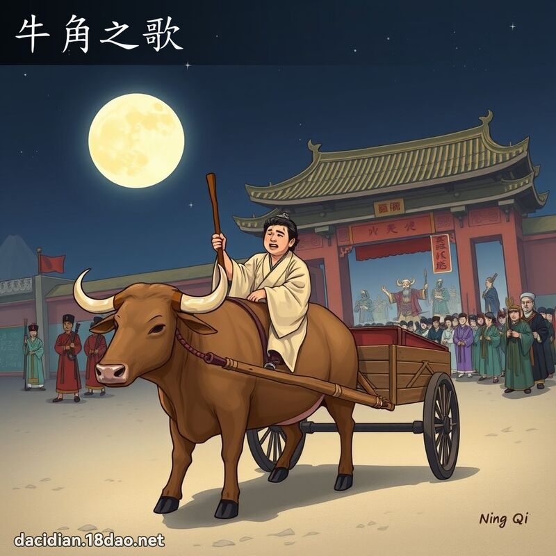 牛角之歌 - 國語大辭典配圖