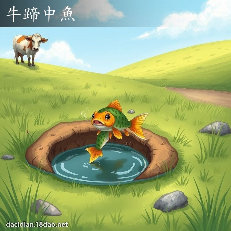 牛蹄中魚 - 國語大辭典配圖