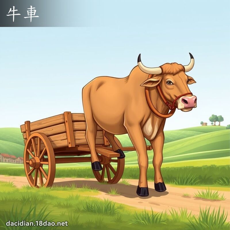 牛车 - 国语大辞典配图