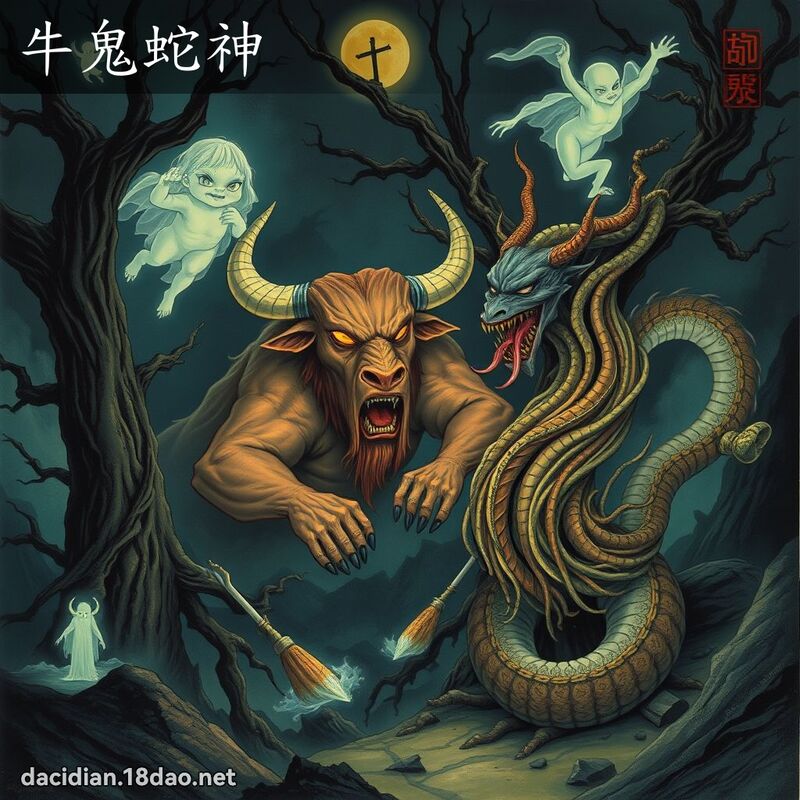 牛鬼蛇神 - 國語大辭典配圖