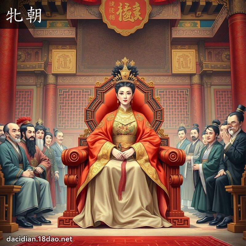牝朝 - 國語大辭典配圖
