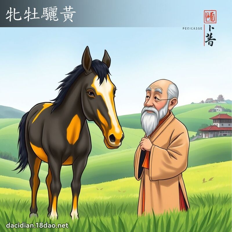 牝牡驪黃 - 國語大辭典配圖
