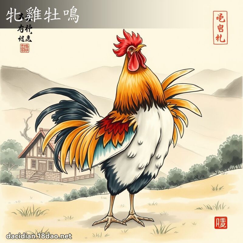 牝雞牡鳴 - 國語大辭典配圖