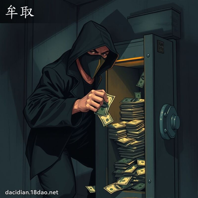 牟取 - 国语大辞典配图