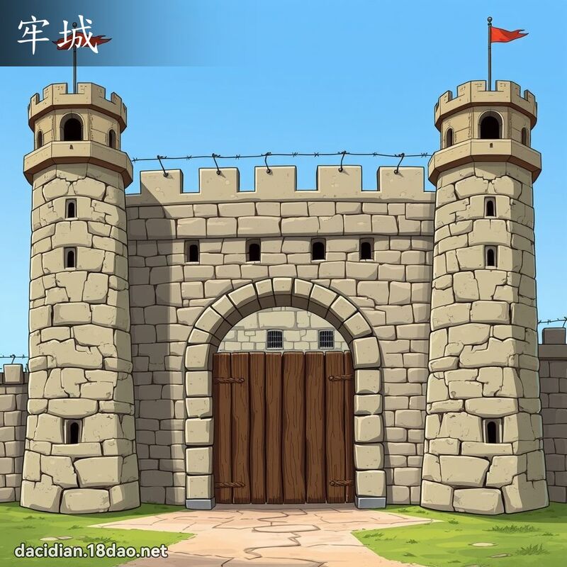牢城 - 国语大辞典配图