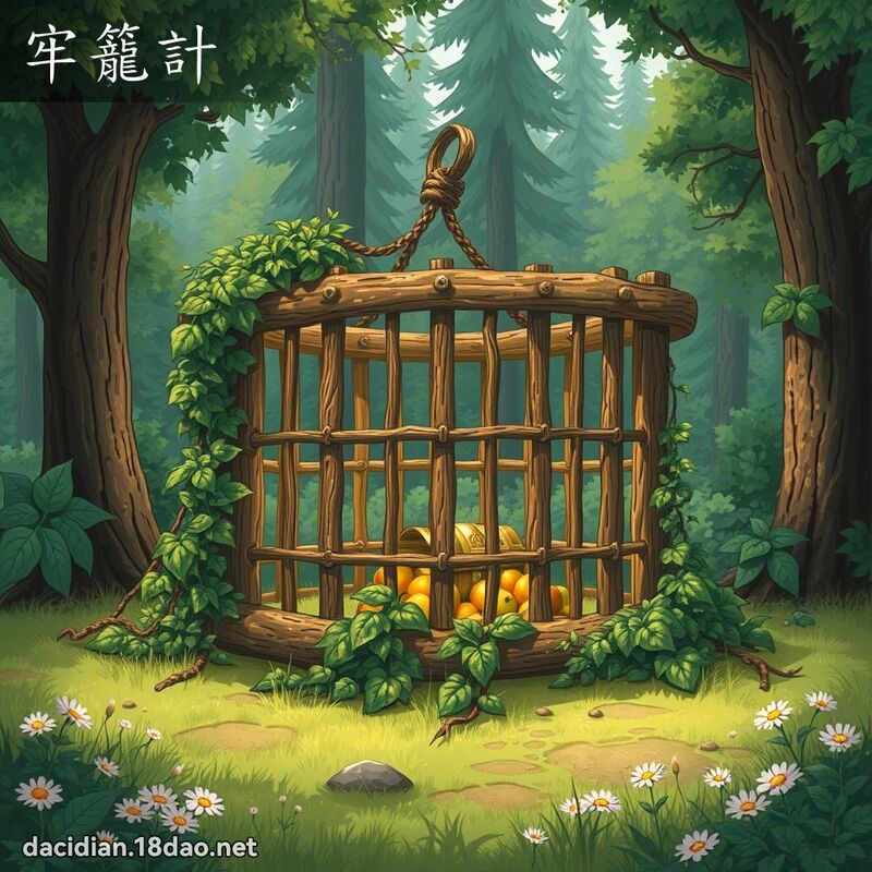 牢笼计 - 国语大辞典配图