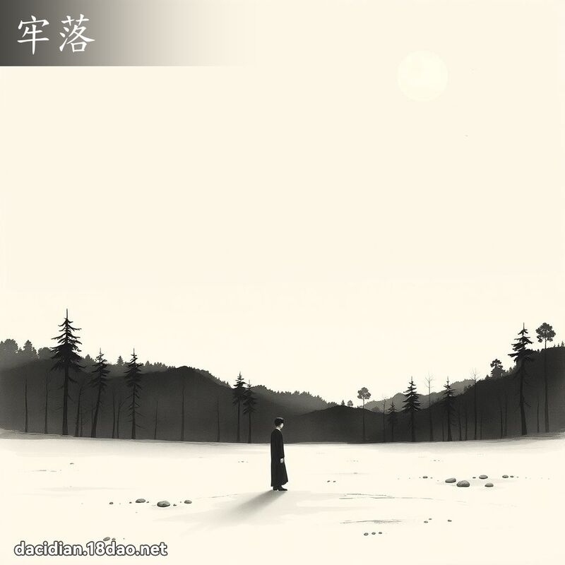 牢落 - 國語大辭典配圖