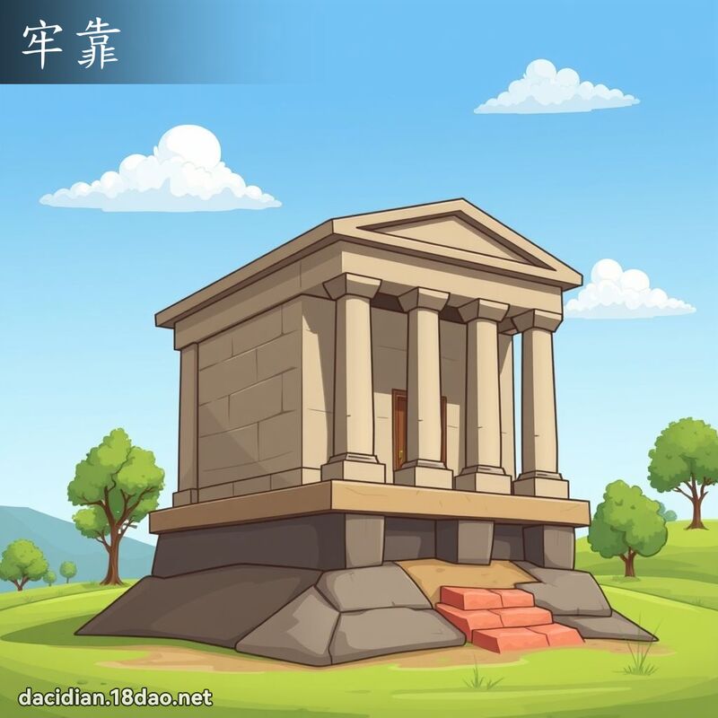 牢靠 - 國語大辭典配圖