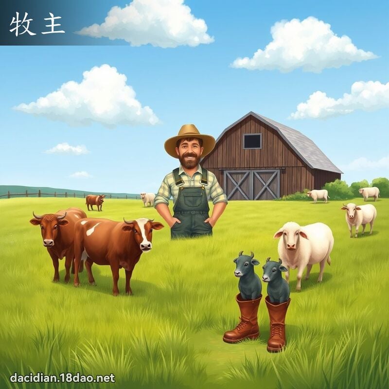 牧主 - 國語大辭典配圖
