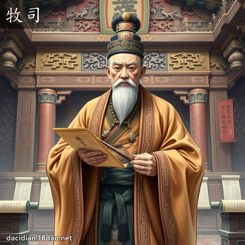 牧司 - 国语大辞典配图