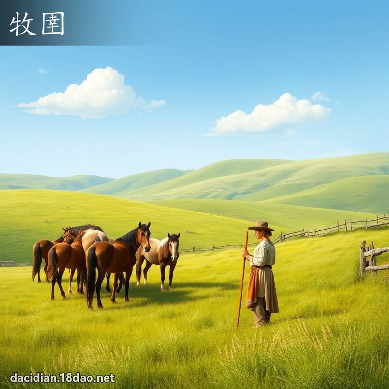 牧圉 - 国语大辞典配图