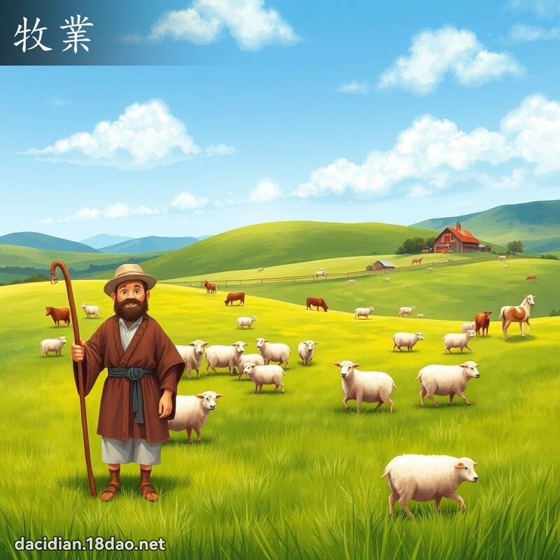 牧業 - 國語大辭典配圖