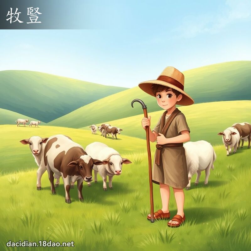 牧豎 - 國語大辭典配圖
