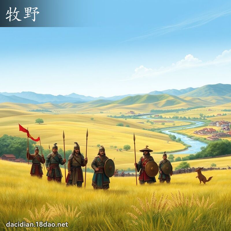 牧野 - 国语大辞典配图