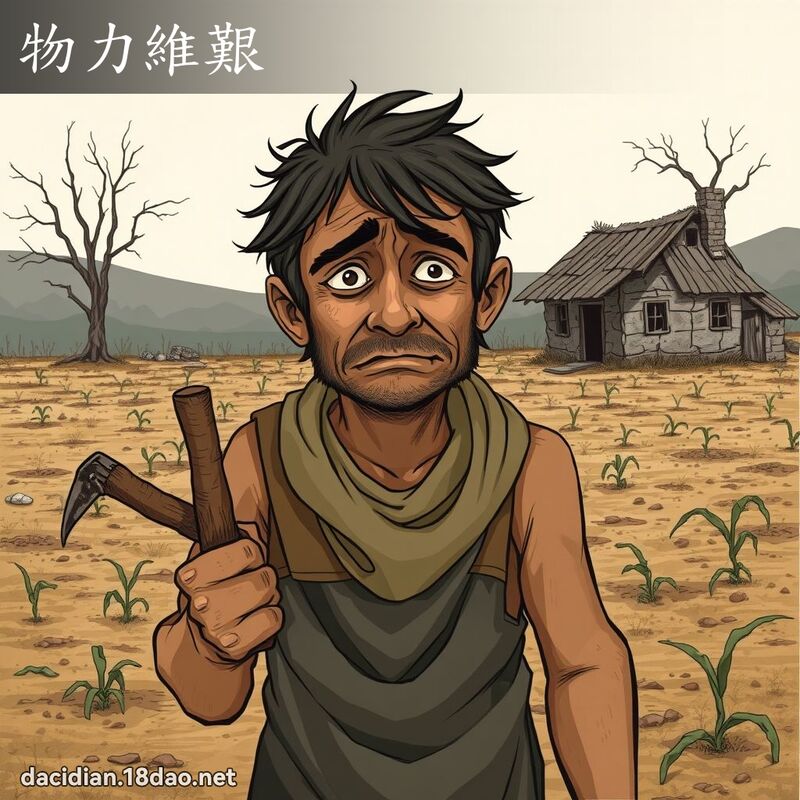 物力維艱 - 國語大辭典配圖
