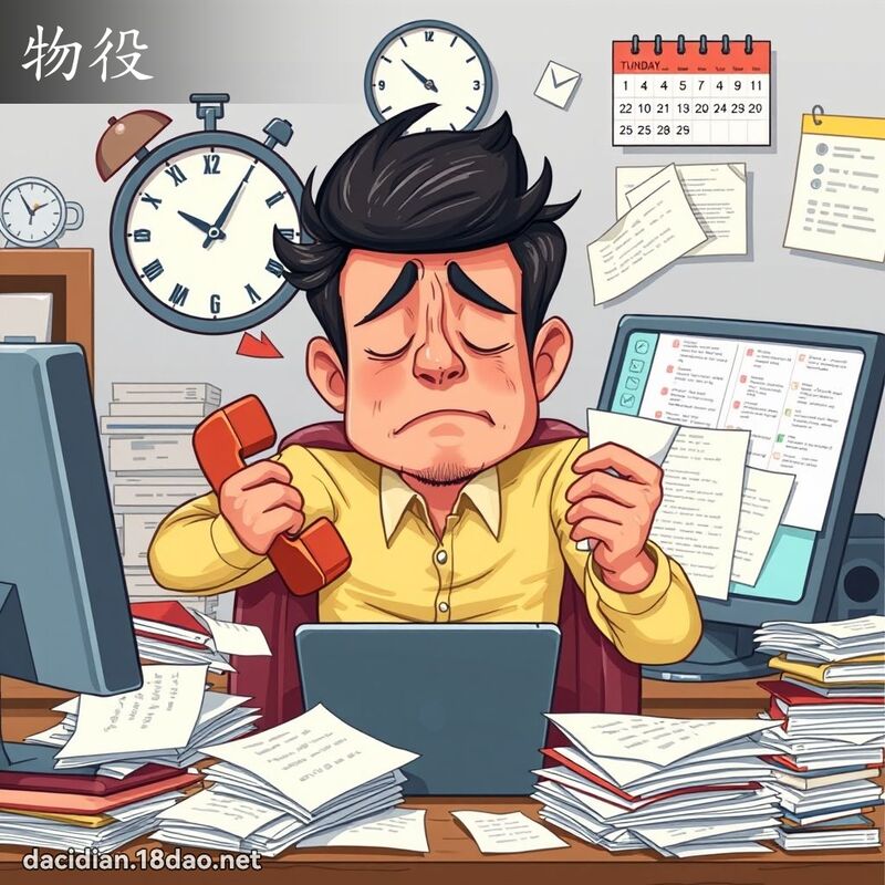 物役 - 國語大辭典配圖