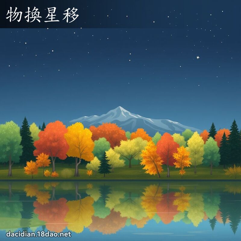 物換星移 - 國語大辭典配圖