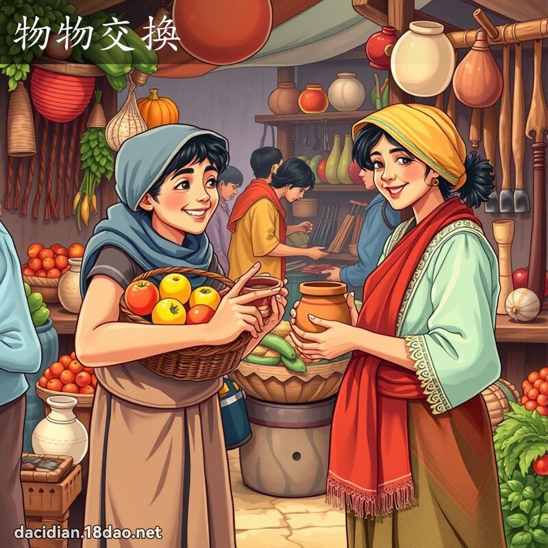 物物交換 - 國語大辭典配圖