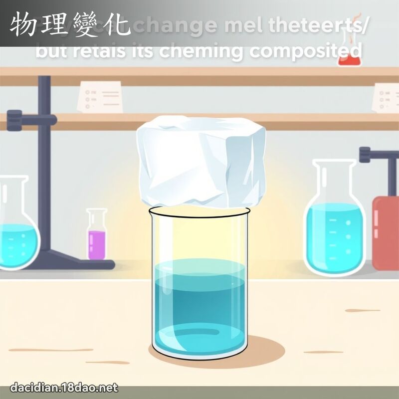 物理变化 - 国语大辞典配图