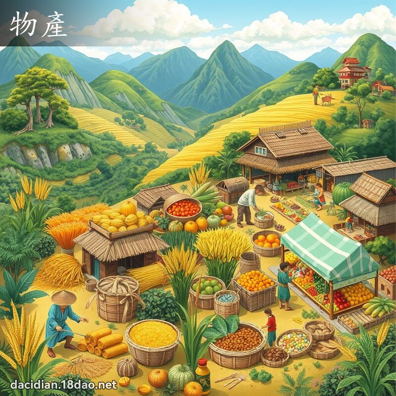 物产 - 国语大辞典配图
