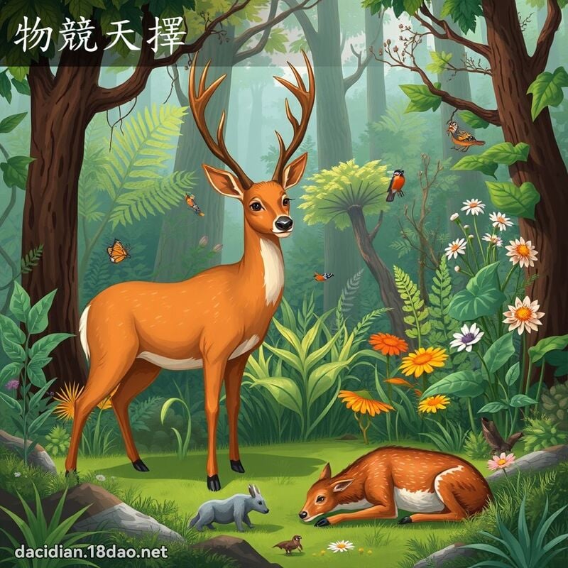 物競天擇 - 國語大辭典配圖