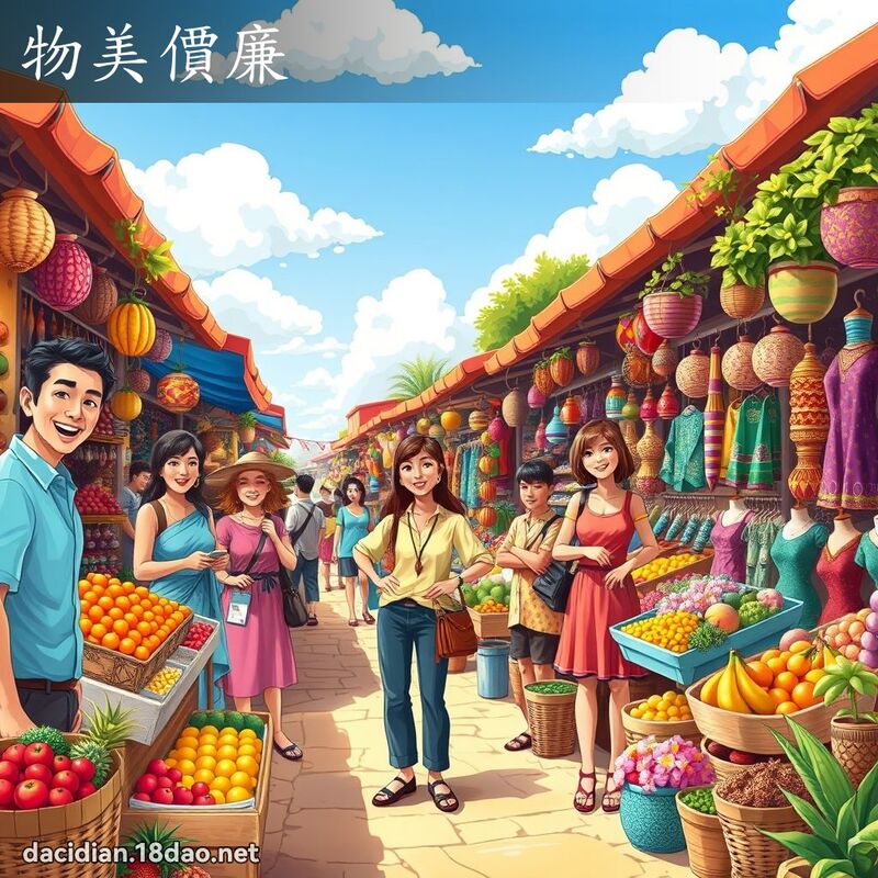 物美价廉 - 国语大辞典配图