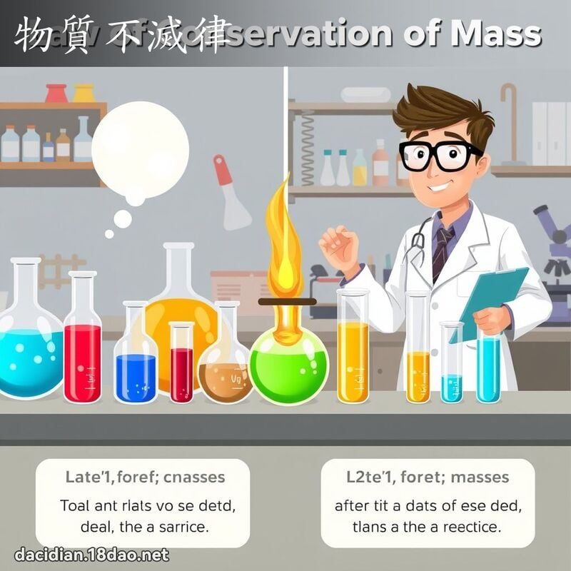 物质不灭律 - 国语大辞典配图