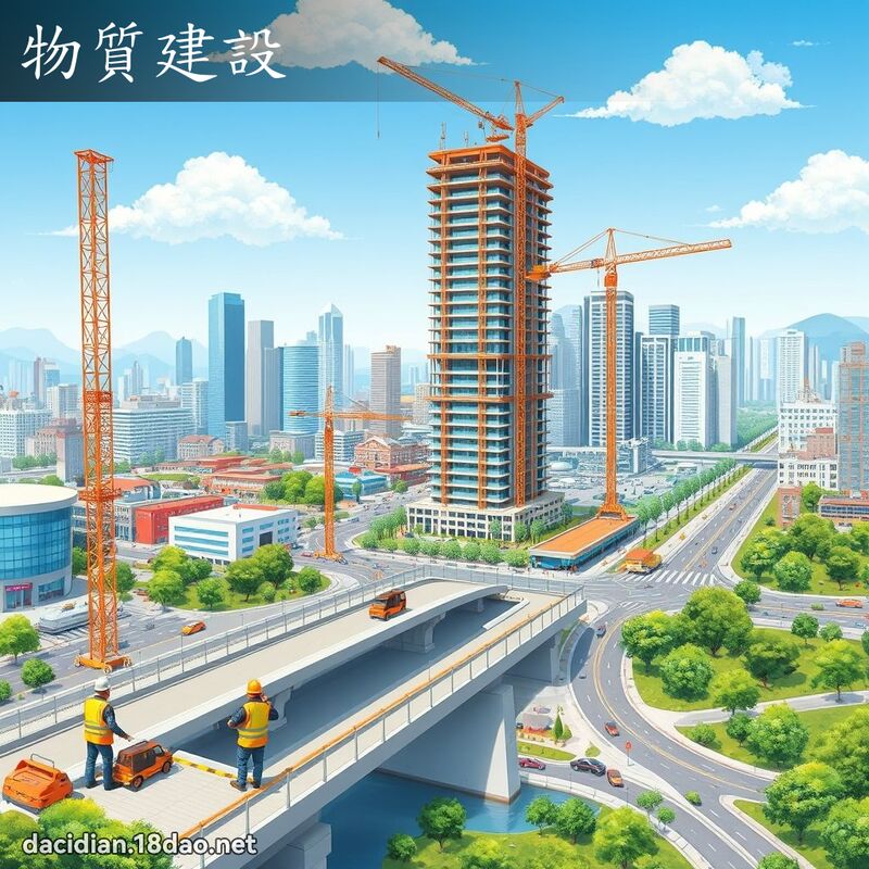物质建设 - 国语大辞典配图