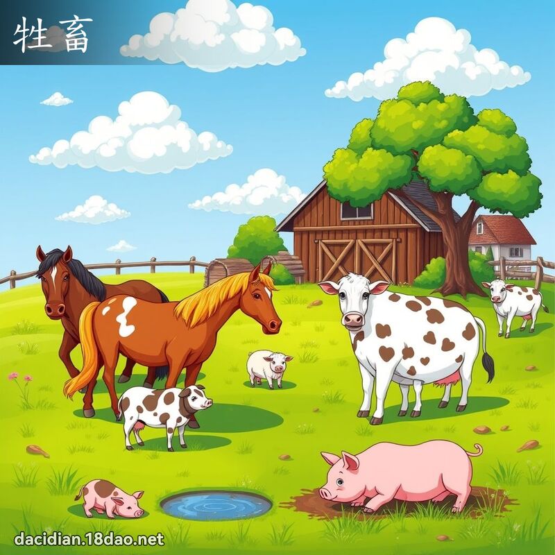 牲畜 - 國語大辭典配圖