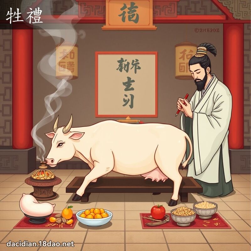牲禮 - 國語大辭典配圖