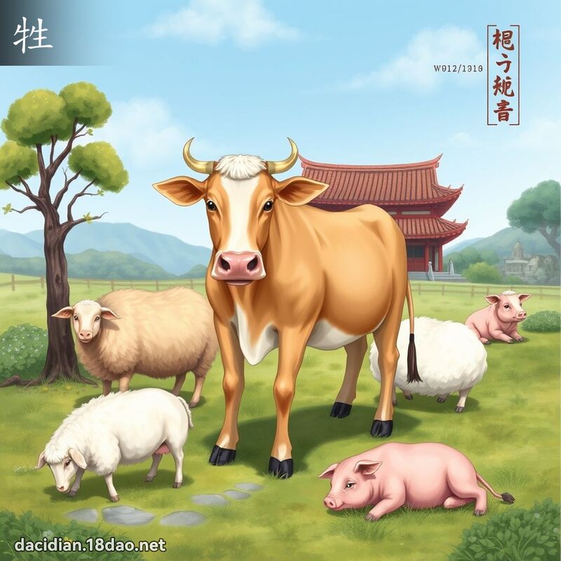 牲 - 国语大辞典配图