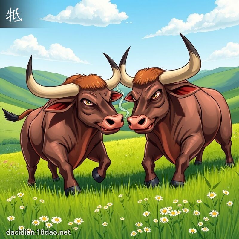牴 - 國語大辭典配圖