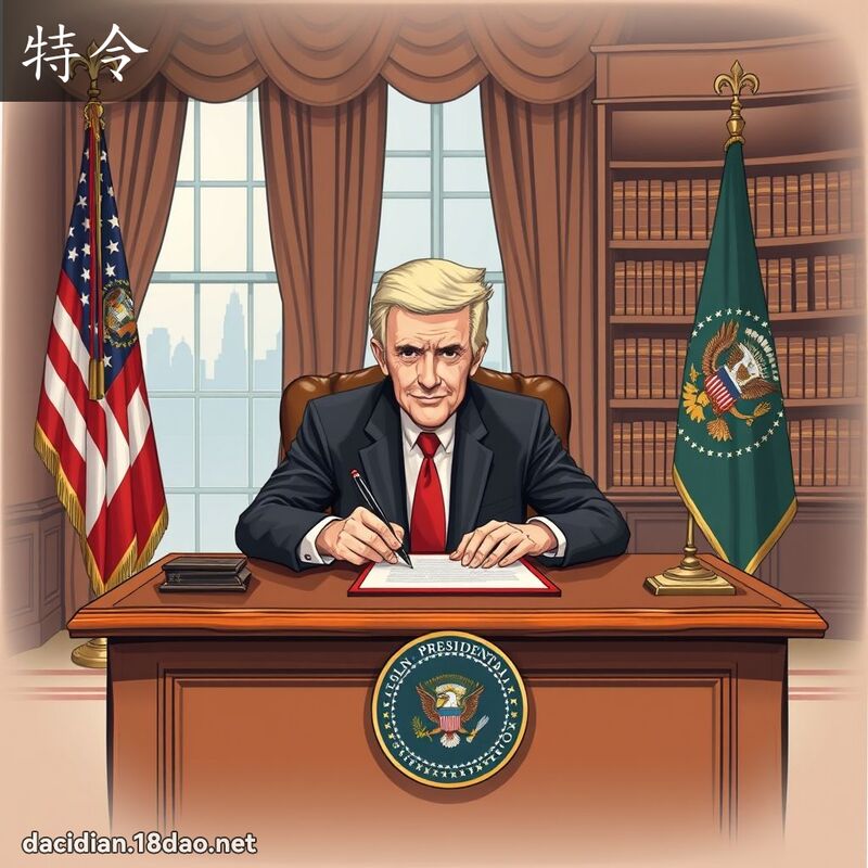 特令 - 國語大辭典配圖