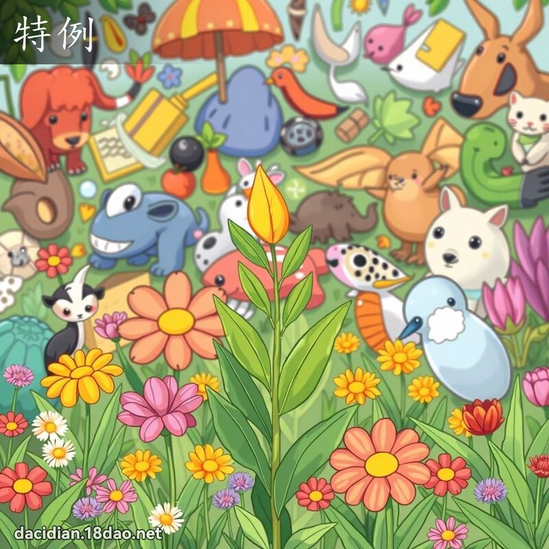 特例 - 國語大辭典配圖