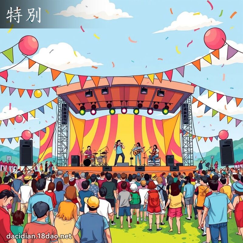 特別 - 國語大辭典配圖