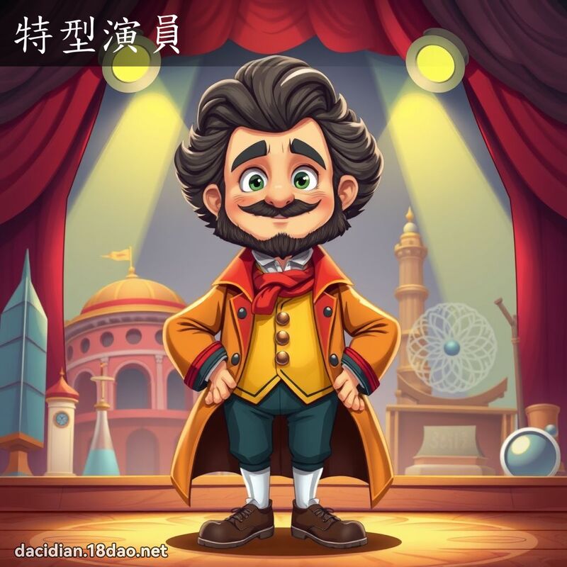 特型演员 - 国语大辞典配图
