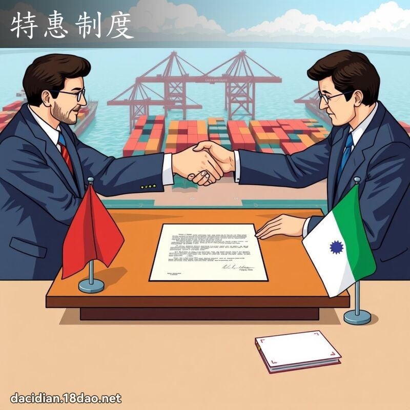 特惠制度 - 国语大辞典配图