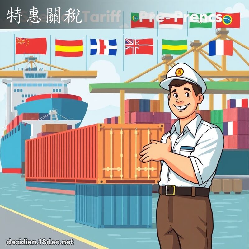 特惠關稅 - 國語大辭典配圖