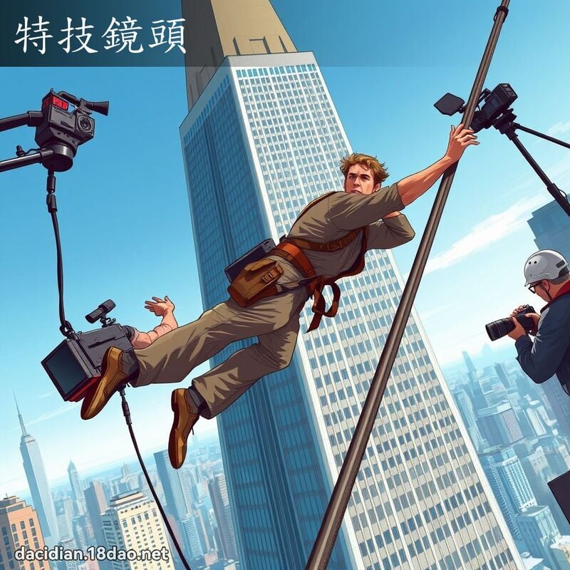 特技鏡頭 - 國語大辭典配圖