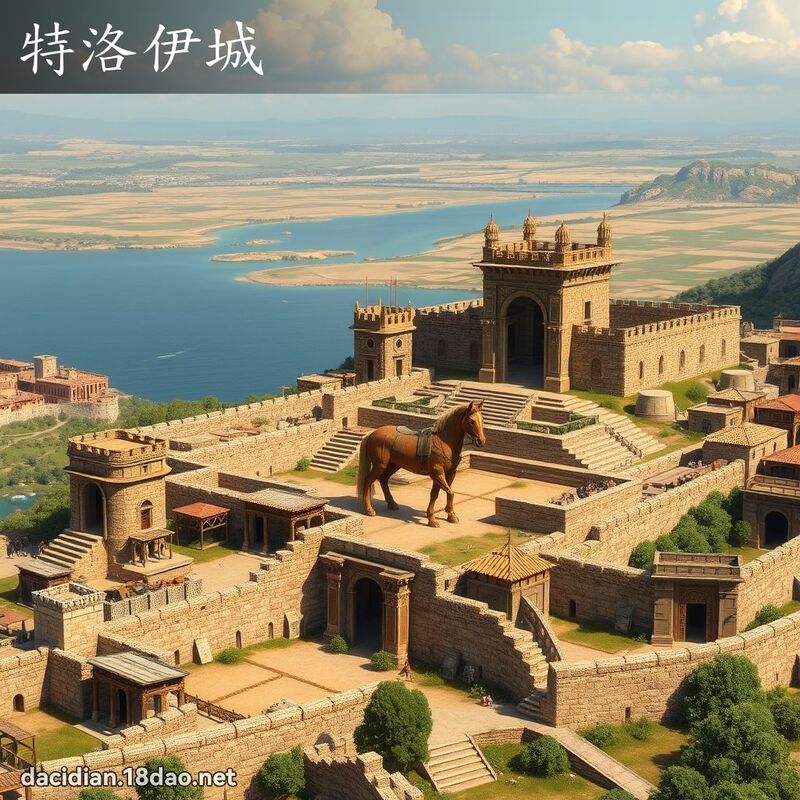 特洛伊城 - 國語大辭典配圖