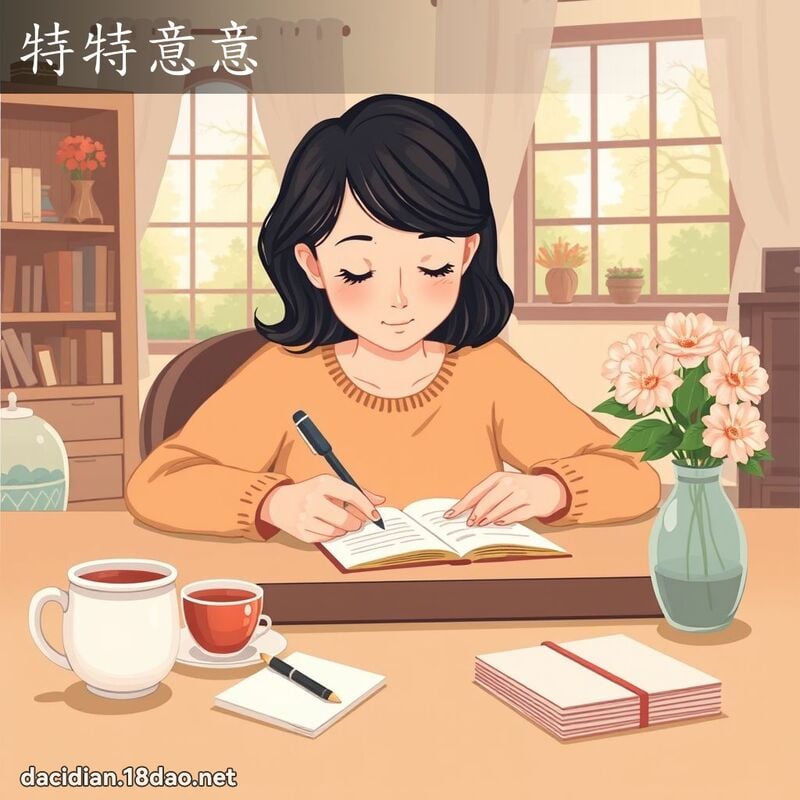 特特意意 - 国语大辞典配图