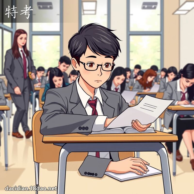 特考 - 国语大辞典配图