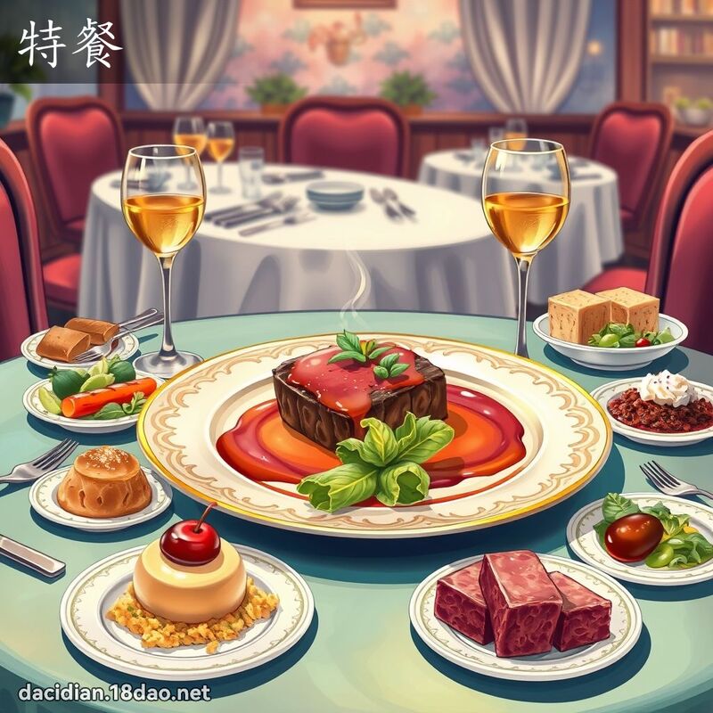 特餐 - 国语大辞典配图