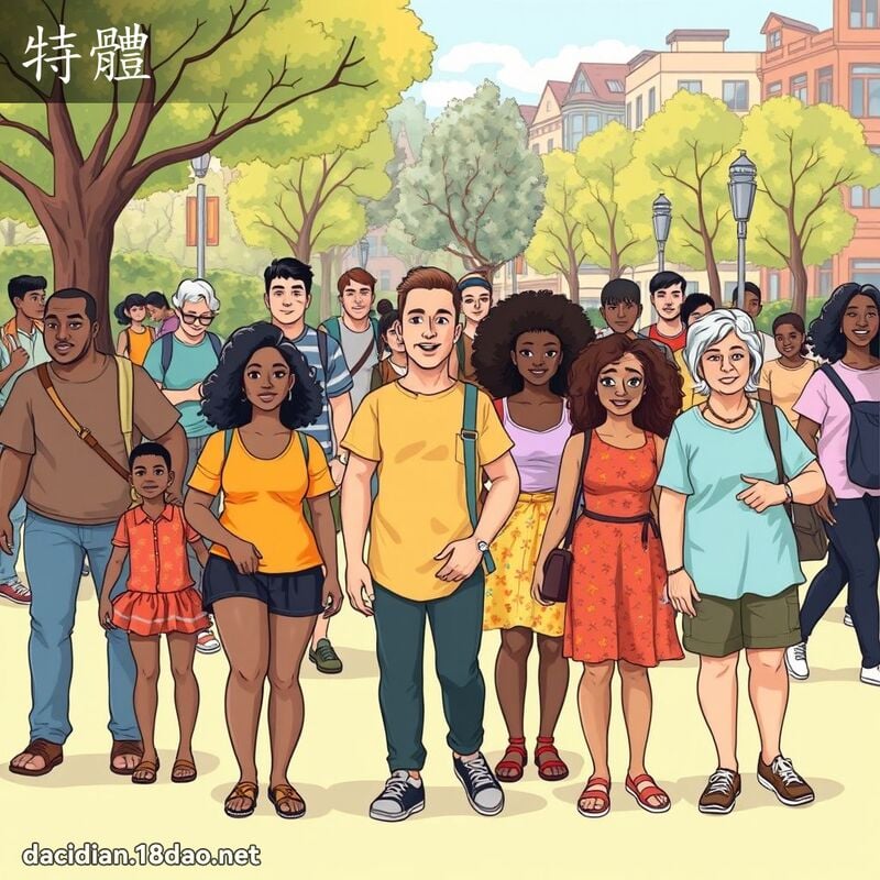 特體 - 國語大辭典配圖